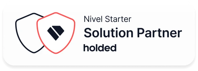 Insignia oficial de Holded Solution Partner de FlowProp