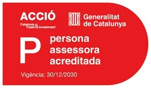 Sello persona assessora acreditada de ACCIÓ, Generalitat de Catalunya. Vigència 30/12/2030